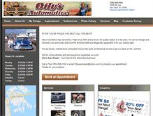 Tablet Screenshot of oilysautorepair.com